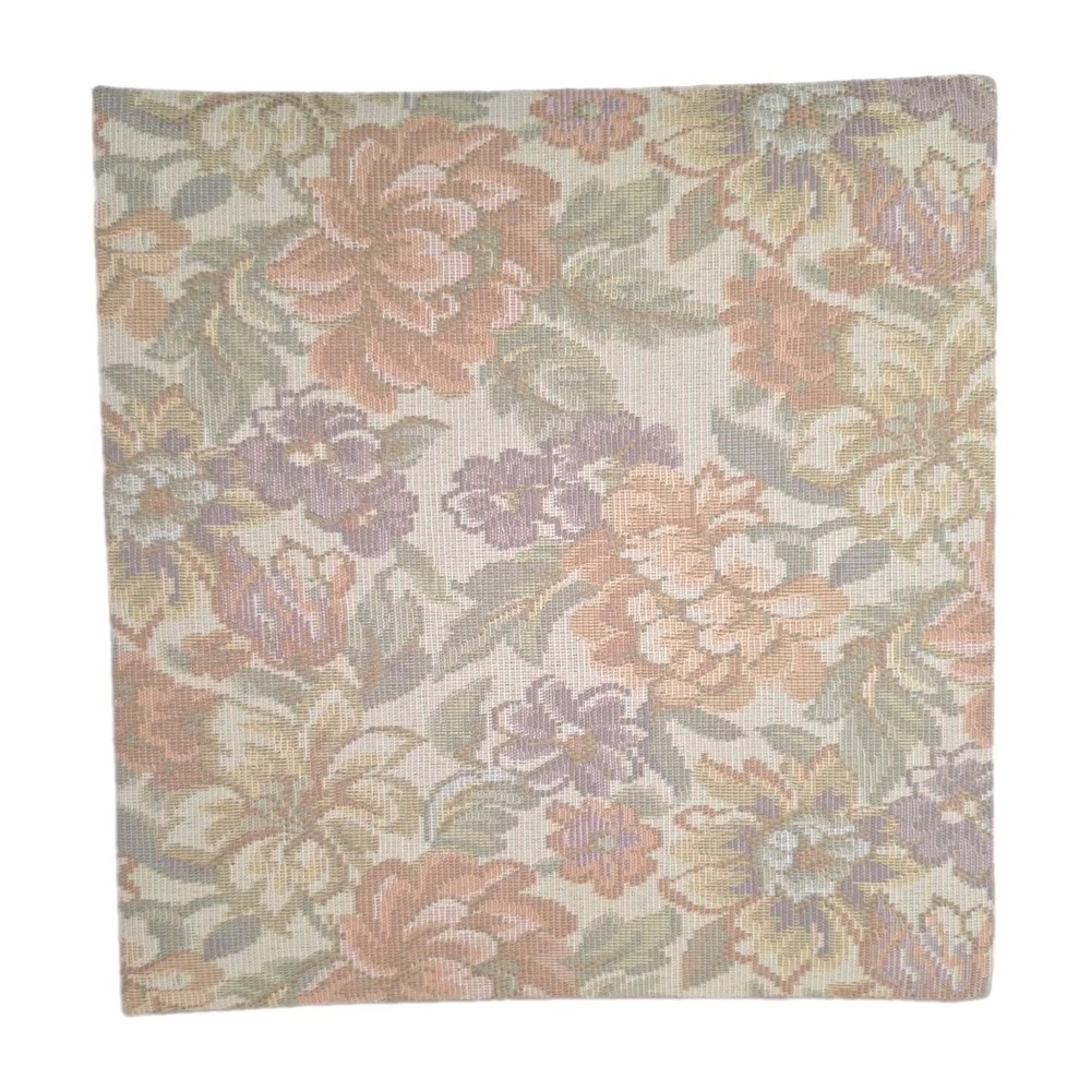 Decor & More Floral Tapestry Photo Album Vintage Pastel Fabric Slip In 4x6 Book